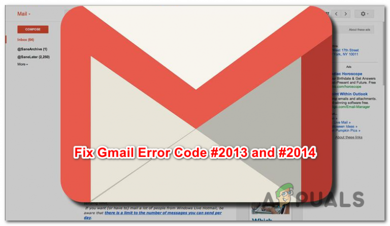So beheben Sie den Google Mail-Fehlercode #2013 und #2014