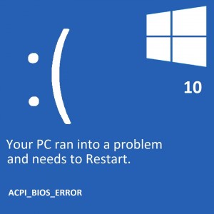 Wie behebt man ACPI_BIOS_ERROR in Windows 10?