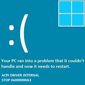So beheben Sie den ACPI DRIVER INTERNAL-Fehler