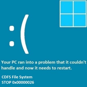 So beheben Sie den CDFS_FILE_SYSTEM-Fehler