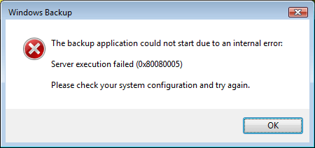 Co_E_Server_Exec_Failure – Fehlermeldung – Windows Wally