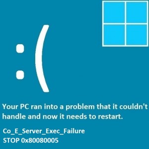 So beheben Sie den Co_E_Server_Exec_Failure-Fehler