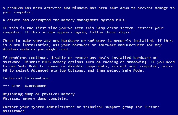 DRIVER_CORRUPTED_SYSPTES – Cover – BSoD – Windows Wally