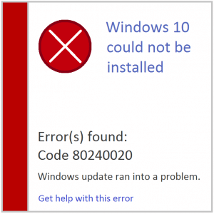 So beheben Sie den Fehler 80240020 bei der Installation von Windows 10