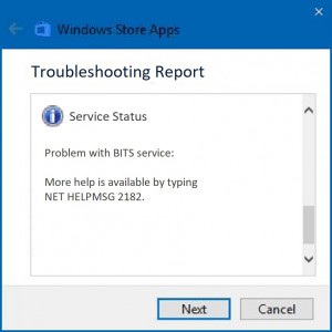 So beheben Sie den Windows Store-Fehler NET HELPMSG 2182 in Windows 10