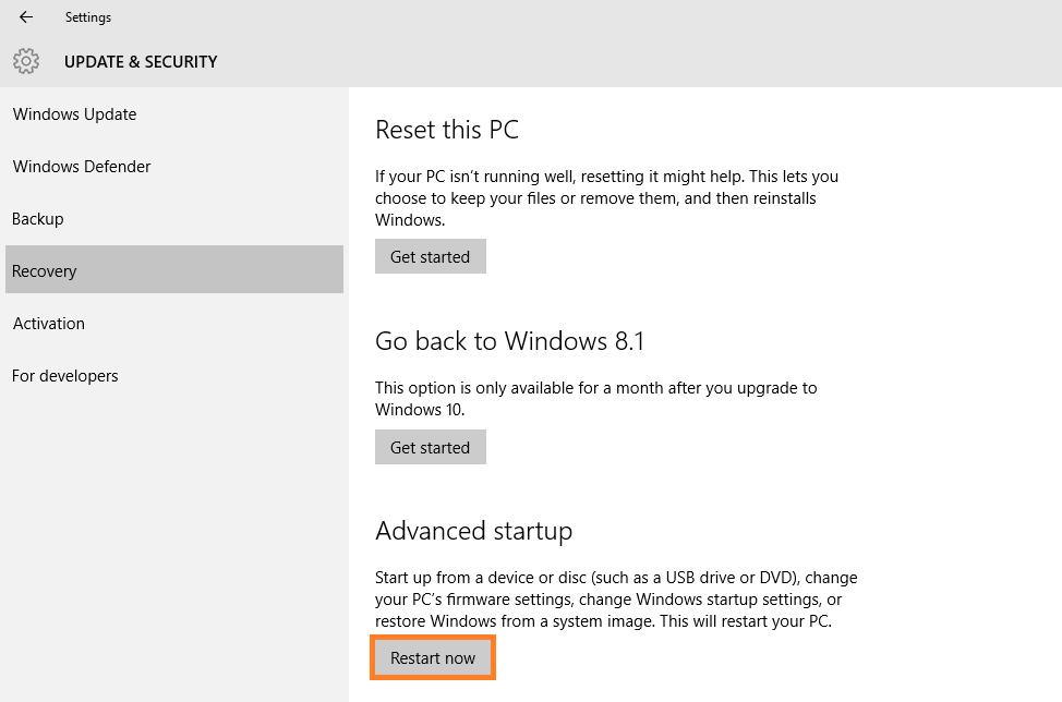 IRQL_UNEXPECTED_VALUE – Windows 10 – Erweiterter Start – Jetzt neu starten – Windows Wally