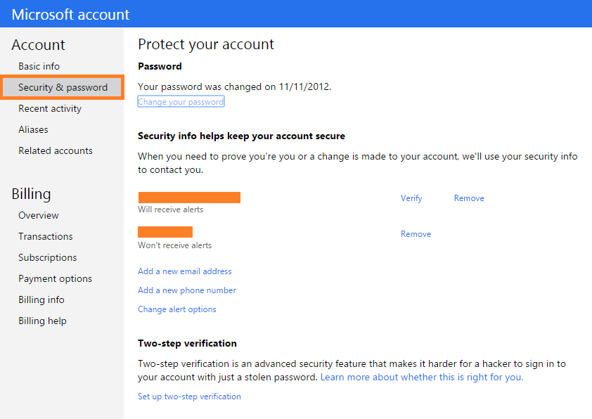 Wichtige Sicherheit – Sicherheit und Passwort – Windows Wally