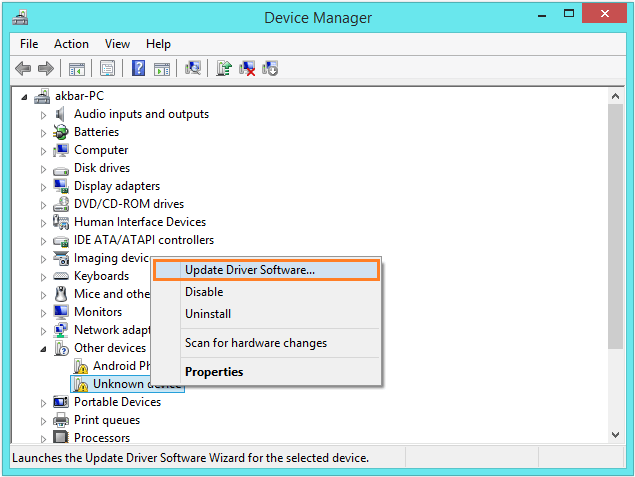 Ntoskrnl.exe – Geräte-Manager – Treibersoftware aktualisieren … – Windows Wally
