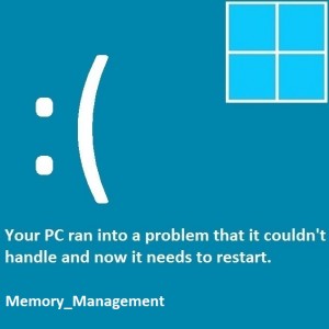 So beheben Sie den Windows 8.1 BSOD Memory_Management-Fehler