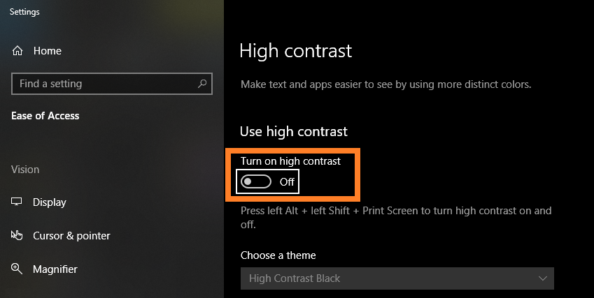 Bildlaufleiste – Windows 10 – Bildlaufleiste – Hoher Kontrast – Einstellungen – Windows Wally.png