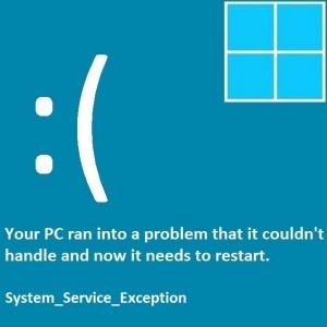 So beheben Sie System_Service_Exception-Bluescreen-Fehler in Windows 8
