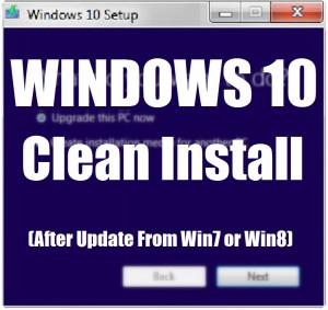Wie führt man eine Neuinstallation von Windows 10 von Windows 7 oder Windows 8 durch?