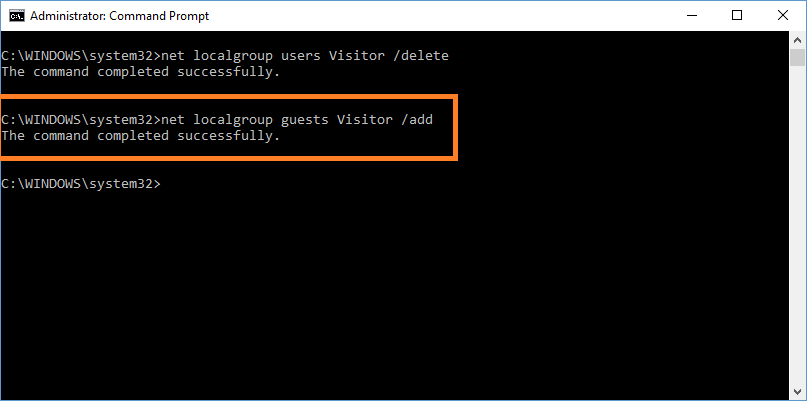 Windows 10 – Eingabeaufforderung – Besucher – Hinzufügen – Windows Wally