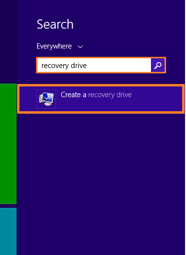Windows 8-Wiederherstellungsdiskette – Erstellen Sie ein Wiederherstellungslaufwerk – Windows Wally