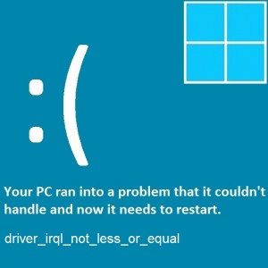 So beheben Sie den Windows 8.1-Fehler „driver_irql_not_less_or_equal“.