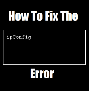 So beheben Sie den iPconfig.exe-Fehler