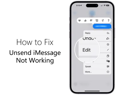 So beheben Sie, dass nicht gesendete iMessages auf iOS-Geräten nicht funktionieren