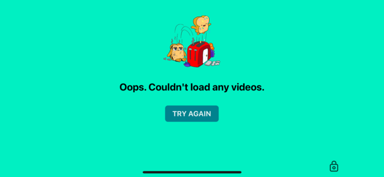 Wie behebt man „Ups. Es konnten keine Videos geladen werden“ in YouTube Kids?