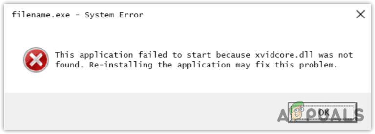Wie behebt man den Fehler „Xvidcore.dll nicht gefunden“ unter Windows?