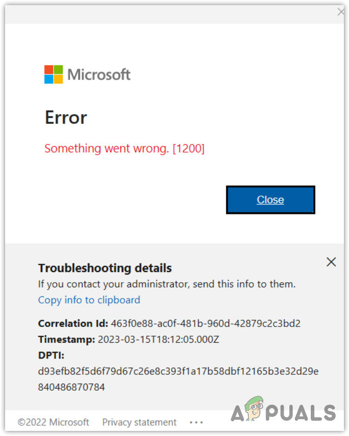 So beheben Sie den Microsoft-Fehlercode 1200 „Es ist ein Fehler aufgetreten“