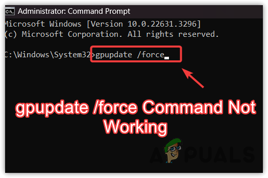 Wie behebt man das Problem, dass der Befehl „gpupdate /force“ nicht funktioniert?